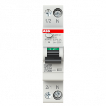 ABB DS301C C20 A300 FI/LS-Schalter Typ A, 300 mA, 6 kA, 1P+N, C-Char., 20 A 1 Teilungseinheit