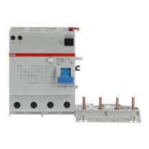 ABB DDA204 A S-63/0.3 FI-Block für S204/S304 4P, Typ A, 63A, 300mA, selektiv