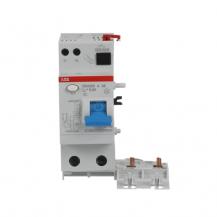 ABB DDA202 A-63/0.3 AE FI-Block für S202/S302 2P, Typ A, 63A, 300mA, Not Aus Funktion