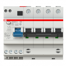 ABB DS204 A-B10/0.03 FI/LS-Kombination 6kA, 4P, Typ A, B 10A, 30mA