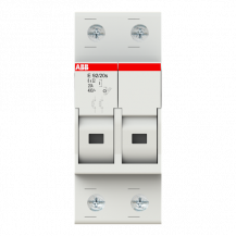 ABB E 92/20S Sicherungs-Trennschalter, 2Pol, 20A für Sicherungseinstatz 8,5 x 31,5mm mit Sicherungsüberwachungsanzeige