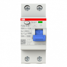 ABB F202 A S-100/0.5 FI-Schutzschalter 2P, Typ A, 100A, 500mA, selektiv