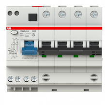 ABB DS204 A-K10/0.03 FI/LS-Kombination 6kA, 4P, Typ A, K 10A, 30mA