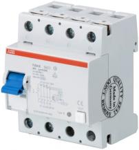 ABB FI  F204B-80/0.3 FI-Schutzschalter 4P, TypB, 80A, 300mA, kurzzeitverzögert