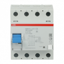ABB F204 B S-125/0.3-L FI-Schutzschalter 4P, allstromsensitiv, 125A, 300mA, selektiv, N links