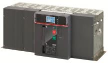 ABB E6.2H/E9 5000 Ekip Touch LSI 3p FHR Offener Leistungsschalter Emax2 rückseitig waagerechte Flachanschlüsse In=5000 A 3P 900 V Version F