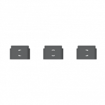 ABB KIT F XT6 3pcs Anschlusszubehör für Festeinbau Zubehör für XT6