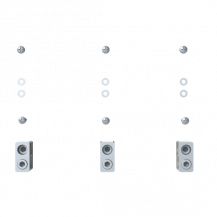 ABB KIT FC CuAl 2x120...240mm2 XT6 3pcs Anschlüsse Kupfer/Alu-Kabel Zubehör für XT6