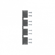 ABB Kit HR FP XT6 4pcs Rückseitig horizontale Anschlüsse für Unterteil, 4polig Zubehör für XT6