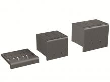 ABB LTC XT6 4p TERMINAL COVERS LOW 2pcs Anschlussabdeckungen, flach, nur für rückseitigen Anschluss, 4polig Zubehör für XT6