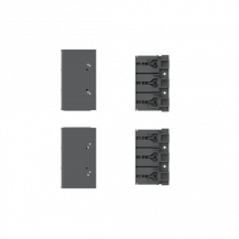 ABB HTC_BS with back shield XT5 3p Anschlussabdeckungen, hoch, nur für rückseitigen Anschluss, 3polig Zubehör für XT5