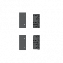 ABB HTC_BS with back shield XT5 4p Anschlussabdeckungen, hoch, nur für rückseitigen Anschluss, 4polig Zubehör für XT5