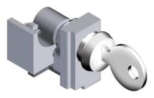 ABB MOL-S XT5-XT6 KE.LO. RONIS EQ.B 1228xMOE Schlüsselverriegelung in AUS-Position, Ronis Schlüssel Typ B für Motor MOE Zubehör für XT5 und XT6