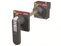 ABB RHE_H EM LH XT1...XT4 EMER. RETURNED Drehgriff, rot/gelb, lang Zubehör für XT1 bis XT4