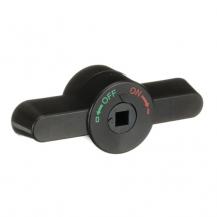 ABB RHE NFPA XT1..XT6-T5 HANDLE xADJ.D.ROT.H Drehantrieb, rot/gelb Zubehör XT1 bis XT6
