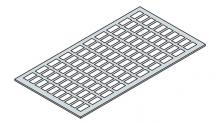 ABB IS2-EH2129 IS2 AM2 20 Etikettenhalterungen, 29 DIN-Module B=525mm
