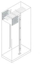 ABB IS2-EE2040 IS2 Schottblech vertikal, Kabelraum H=200mm, B=400