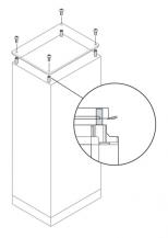 ABB IS2-AE1015 IP20 IS2 Set für Dachbelüftung, Zubehör AM2/IS2 Gehäuse