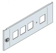 ABB IS2-EH7284K IS2 Abdeckung für Einschübe, B=200mm, B=800mm