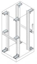 ABB IS2-EB8001 2 Befestigungswinkel für 19-Zoll, H.Prof. B=800mm