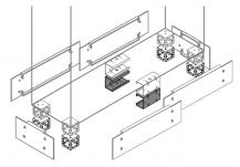 ABB IS2-ZN1020 2 Zwischensockel, H=100mm, ab 1200mm breite Schränke