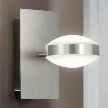Mill LED Wandleuchte Up & Down Light Nickel satiniert von Fabas Luce