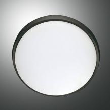 Fabas Luce 3315-61-101 LED Außen-Deckenleuchte Olly Ø240mm 23W Warmweiß IP54 Schwarz