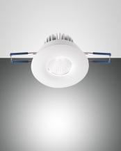 Fabas Luce 3445-72-342 LED Einbauspot Set Sigma Ø82/70mm 7W Warmweiß Weiß rund