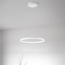 FABAS LUCE FAB-3508-40-102-01 Giotto LED Pendelleuchte Ø60cm 36W Warmweiß Weiß dimmbar Smartluce