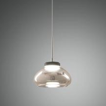 FABAS LUCE FAB-3547-40-126-01 Arabella LED Pendelleuchte Ø14cm 8W Warmweiß Rauchglas Smartluce