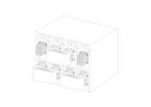 ABB KitJumpE4.2 3200-4000IEC -D- 4psUS INST Anschlusskit für Leistungsschalter Emax2 1500 V DC 4P installiert