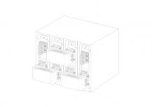 ABB KitJumpE4.2 1600-2000 UL -D- 4psUS INST Anschlusskit für Leistungsschalter Emax2 1500 V DC 4P installiert