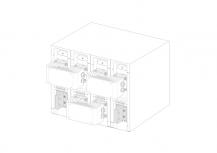 ABB KitJumpE4.2 1600-2000 UL -C- 4psLS INST Anschlusskit für Leistungsschalter Emax2 1500 V DC 4P installiert
