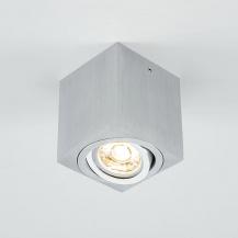 EVN Quadratischer Deckenstrahler schwenkbar alu IP20 GU10