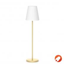 New Garden LOLA SLIM 120 Outdoor Stehlampe RGBW gold Akku USB Fernbedienung