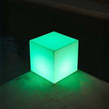 New Garden CUBY 20 Leuchtwürfel & Beistelltisch Solar Akku RGBW USB Fernbedienung IP65 INNEN- UND AUSSENEINSATZ