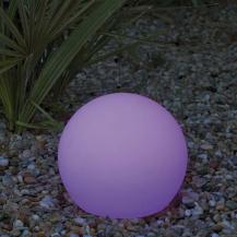 New Garden BULY 40 SOLAR LED Gartenkugel mit RGB-Farben und warmen und kaltem Licht IP65, in&out einsetzbar, IP65, Ø 40cm