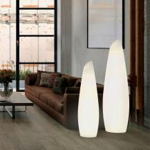 New Garden FREDO 170 Aussen Stehleuchte 230 V 4M Kabel Zuleitung 170cm hoch mit warmweißem Licht