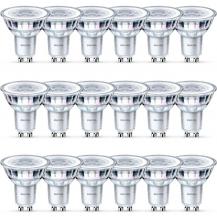18er Pack Philips Classic LED Strahler 36°-Ausstrahlwinkel 4.6W wie 50W warmweisse Akzentbeleuchtung - XXXL-Sparpack