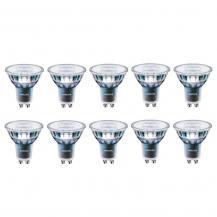 10er Vorteilspack Philips GU10 MASTER LED Spot ExpertColor dimmbar 3.9W wie 35W Ra97 warmweiss 25°-Abstrahlwinkel