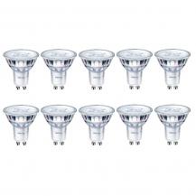 10 x Philips GU10 CorePro LED Reflektor PAR16 4W wie 50W dimmbar Glas 3000K warmweißes Licht