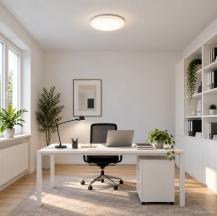 Philips LED Deckenleuchte Moire ø22cm weiß neutralweißes Licht 4000K IP20