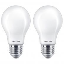 2er Pack PHILIPS E27 LED Lampe Milchglas 8,5W wie 75W warmweißes Licht