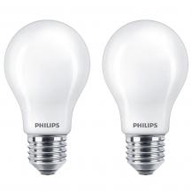 2er Spar-Set PHILIPS E27 LED Lampe leistungsstark 10,5W wie 100W warmweisses blendfreies Licht