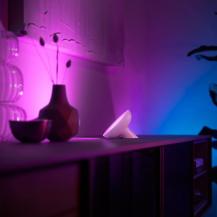 Philips Hue White and Color Ambiance LED Tischleuchte Bloom in Weiß