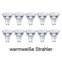 10er Sparpack Philips LEDClassic GU10 Strahler 4,6W 36° 2700K warmweisses Licht wie 50W
