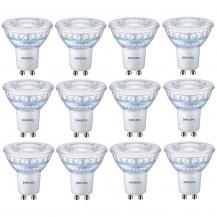 12 x Philips LEDClassic GU10 Strahler 3.8W wie 50W 36° 2200-2700K WarmGlow dimmbar