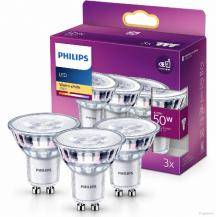 3er-Set PHILIPS LEDClassic GU10 4,6W wie 50W 355lm 2700K warmweiß 36°