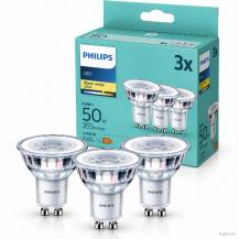 3er-Set PHILIPS LEDClassic GU10 4,6W wie 50W 355lm 2700K warmweiß 36°