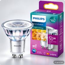 Philips SceneSwitch LED Spot 4,8W wie 50W 355lm 2700/2500/2200K Warmweiß Ra80 GU10 36° PAR16